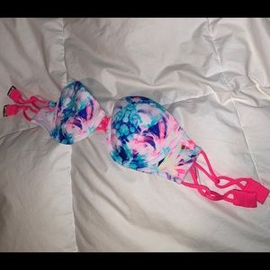 VS Multicolor Push Up Bathing Suit Top